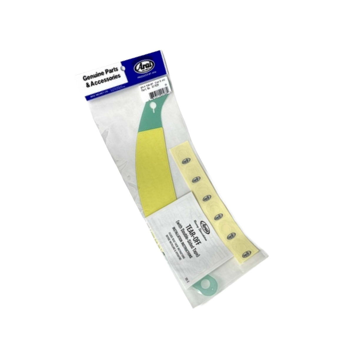 Arai GPV-R/SKV-R clear tear-off shields, 6-pack