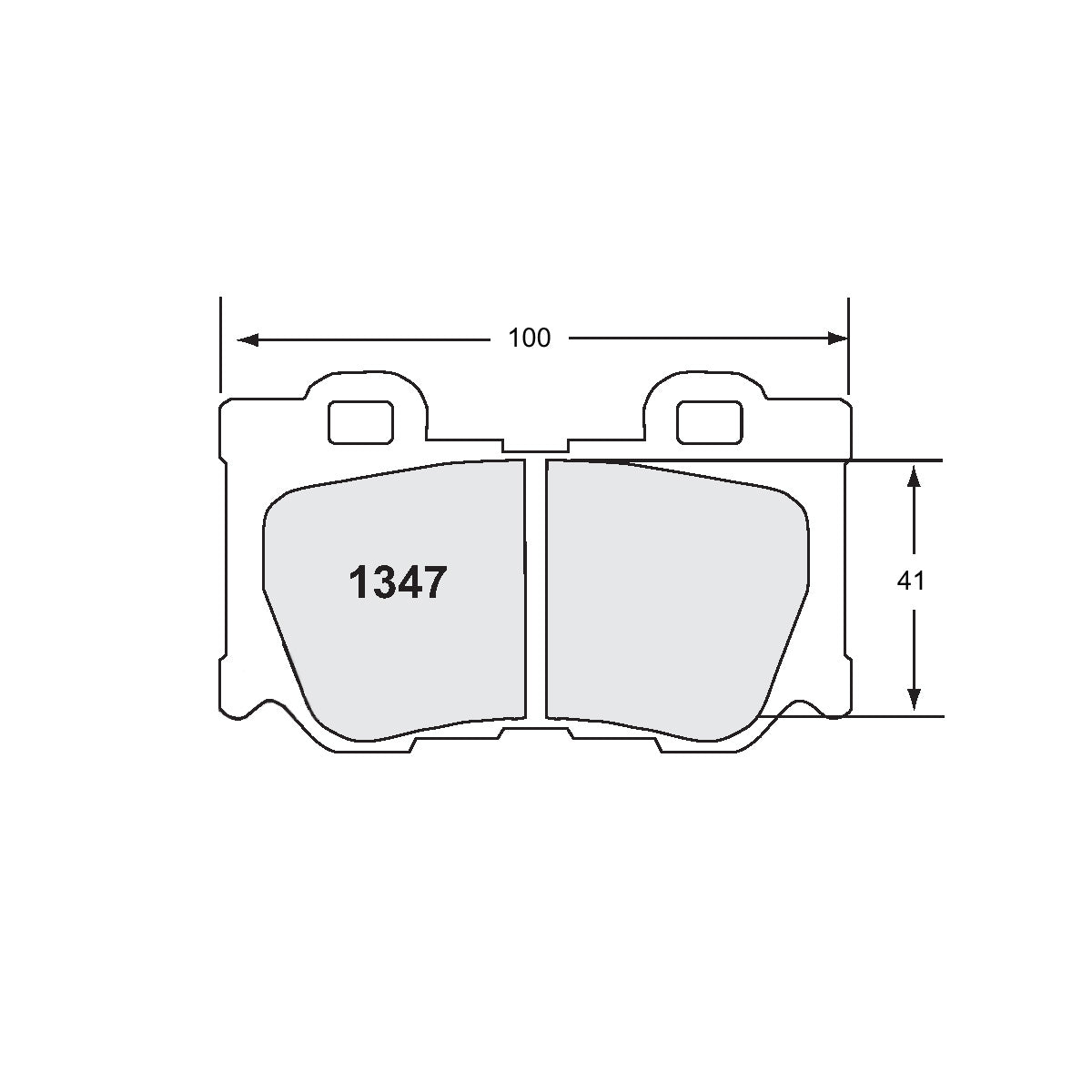 Performance Friction 1347.08.14.44 Racing Pad - 08 Compound