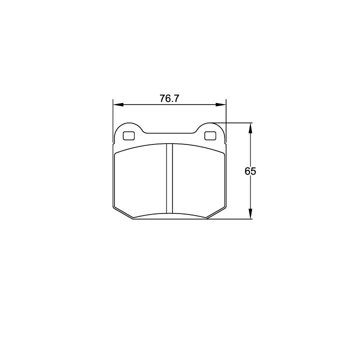 Pagid Subaru Impreza WRX STI (2001-2014) Rear Brake Pads - RS-29 Racing Compound - U-1587