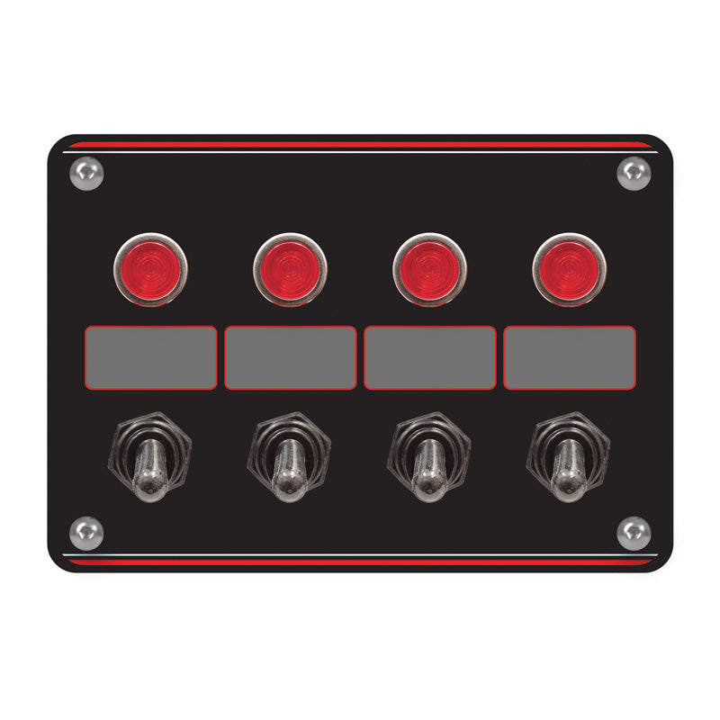 Longacre Accessory Switch Panel With Pilot Lights