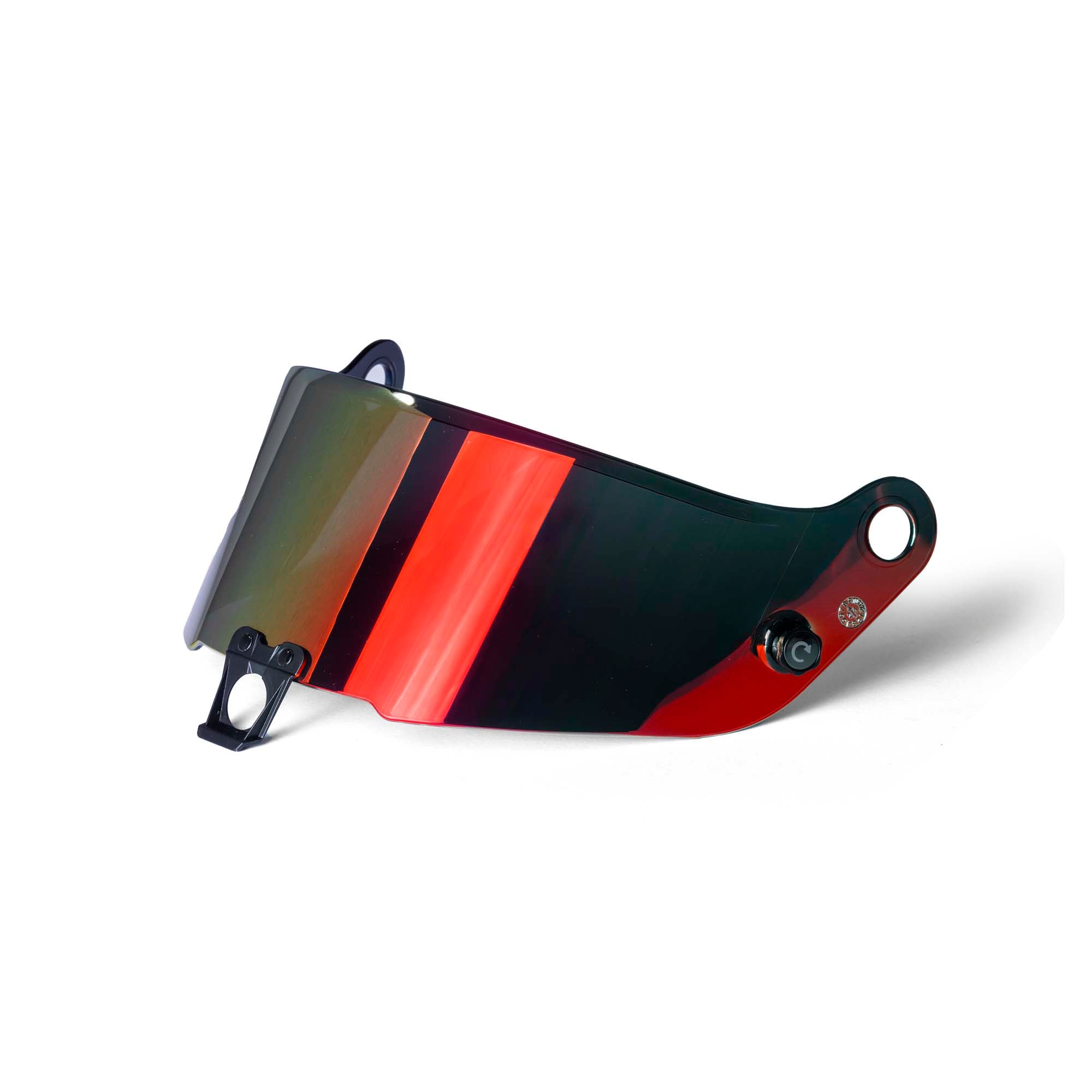 Sparco Stealth red mirrored helmet shield replacement visor for Stealth RF and KF helmets