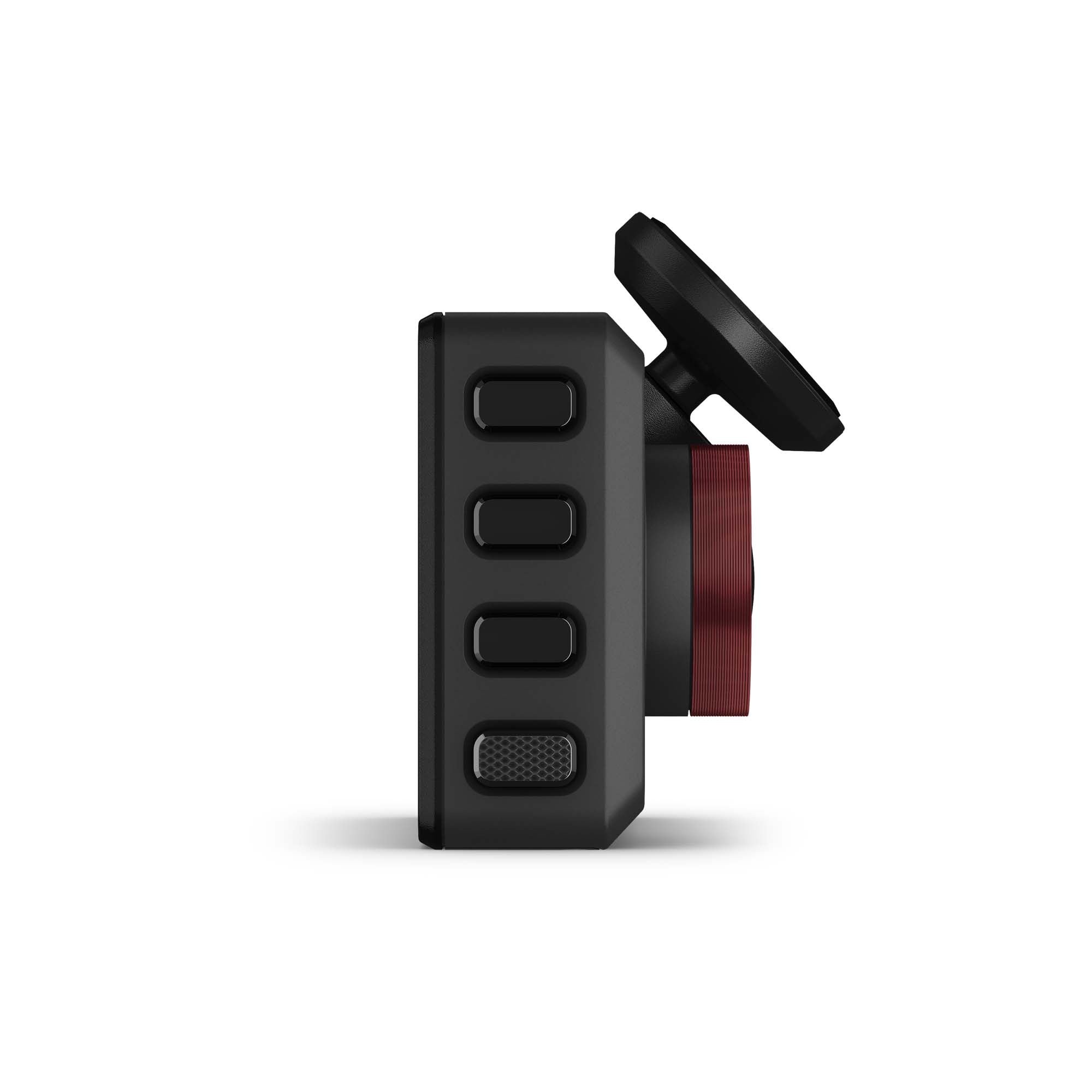 Right side view of Garmin Catalyst 2 driving performance optimizer with 3-inch touchscreen and built-in HD camera