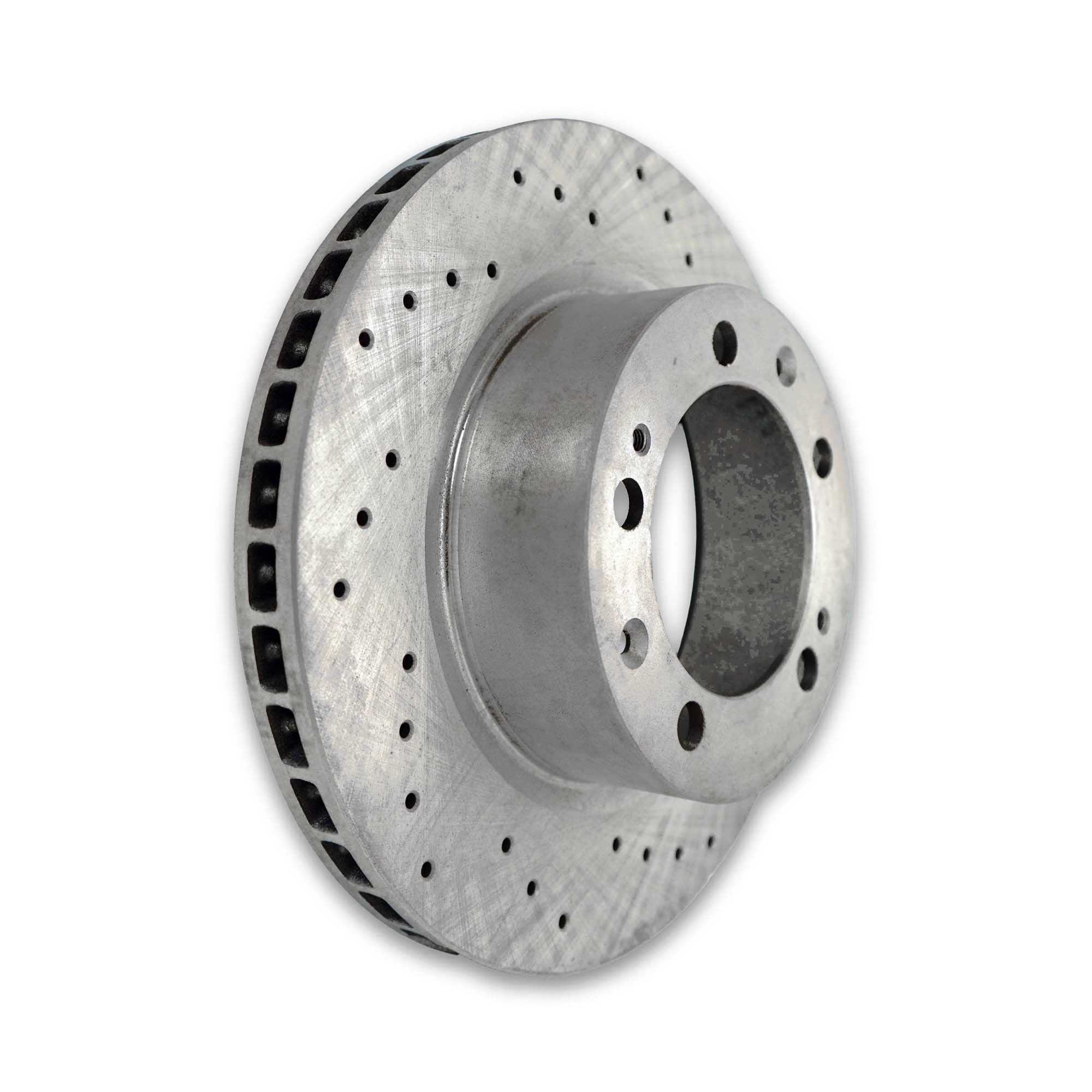 Front Cross-Drilled Brake Rotor - Porsche 911/964 C2, C4 (1990-94)