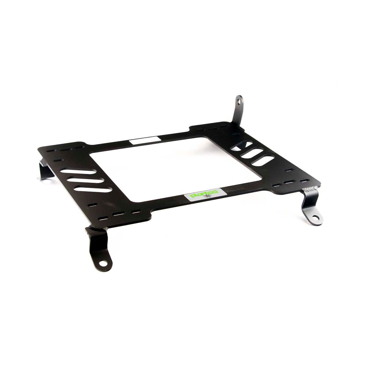 Planted seat bracket for 1993-1998 Toyota Supra, passenger side, black powder-coated steel