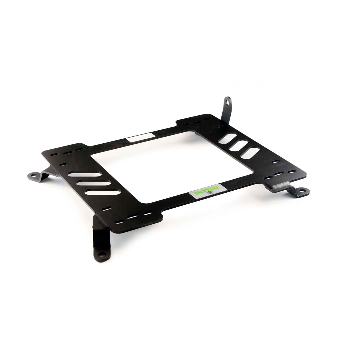 Vehicle-specific floor mounting base for VW Beetle/Golf/GTI/Jetta/Rabbit (Mk5-Mk7), passenger side, shown with Planted top plate