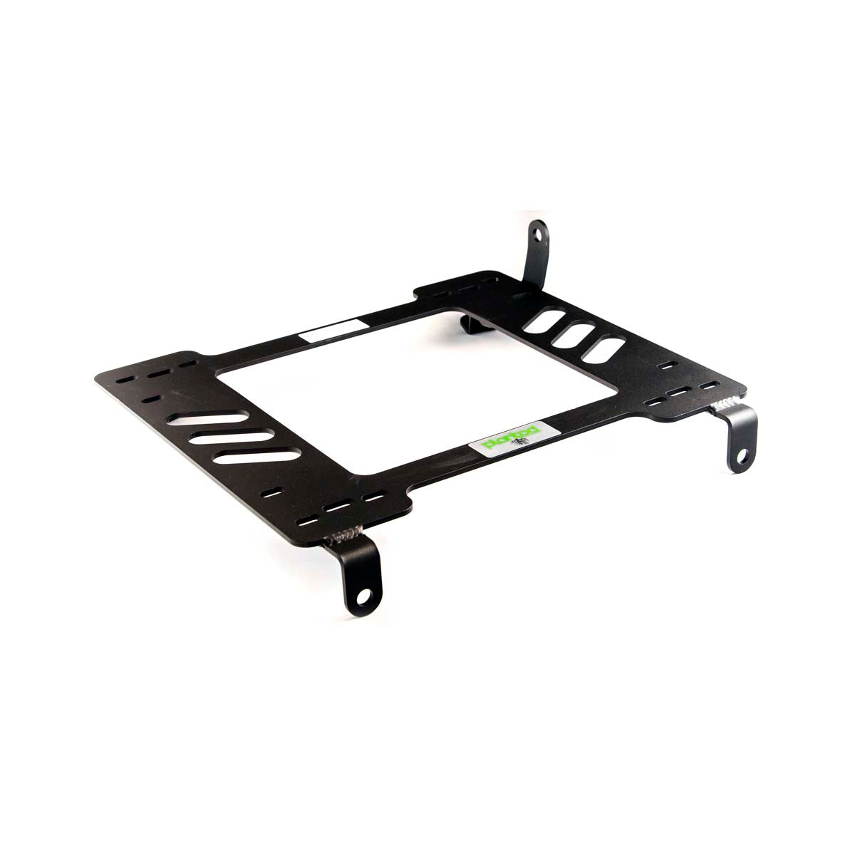 Planted seat bracket for 1994-2005 Dodge Neon, passenger side, black powder-coated steel