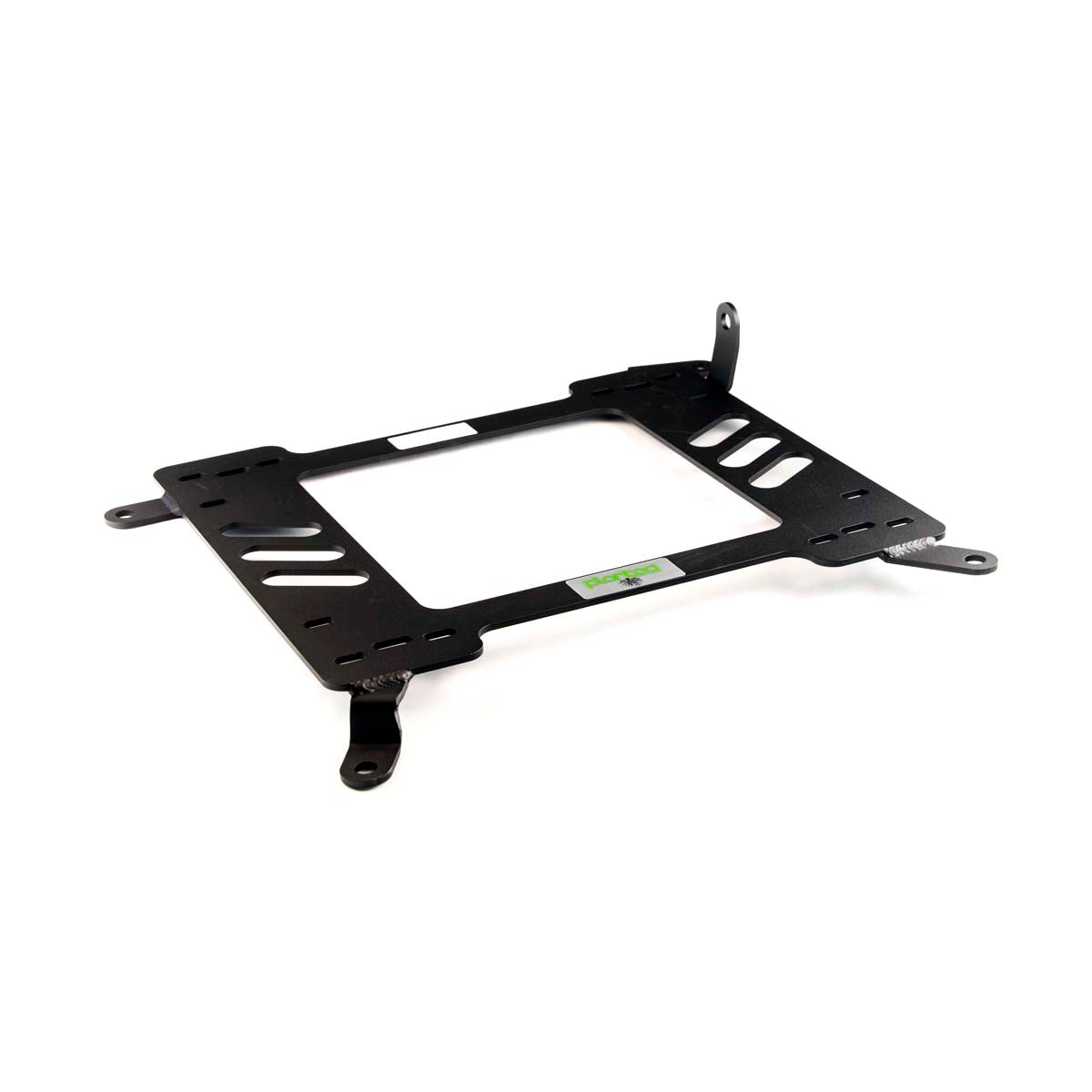 Vehicle-specific floor mounting base for 2000-2007 Ford Focus, passenger side, shown with Planted top plate