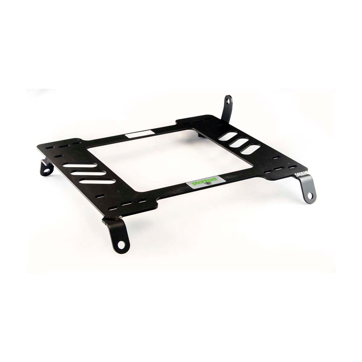 Vehicle-specific floor mounting base for 1996-2000 Honda Civic, passenger side, shown with Planted top plate