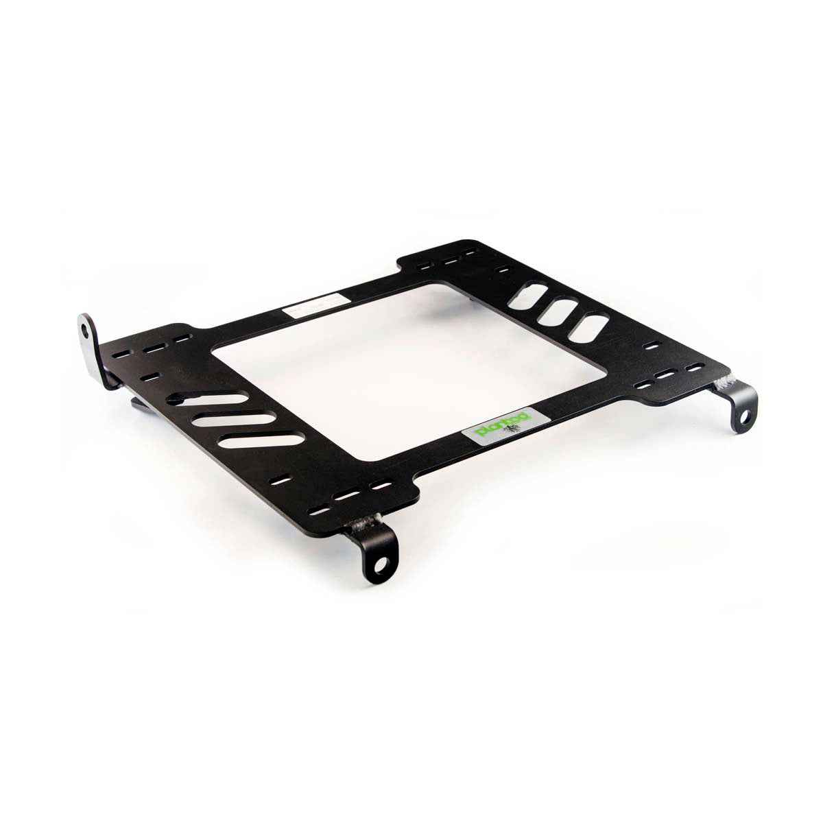 Planted seat bracket for 1990-1999 Toyota MR2 (W20), driver side, black powder-coated steel