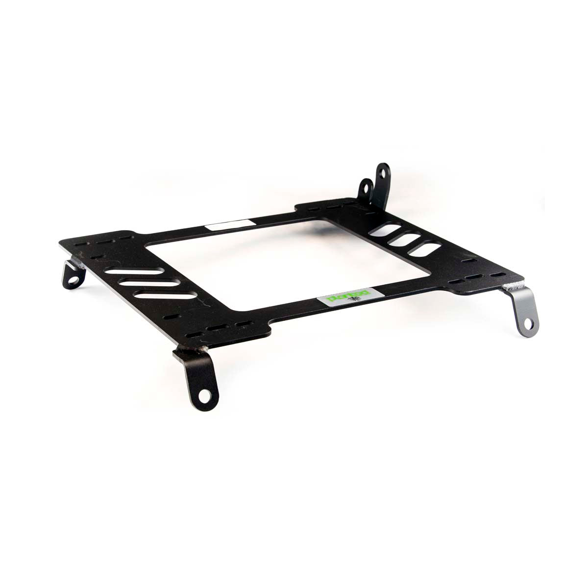 Vehicle-specific floor mounting base for 1998-2002 Honda Accord 2-Door, passenger side, shown with Planted top plate