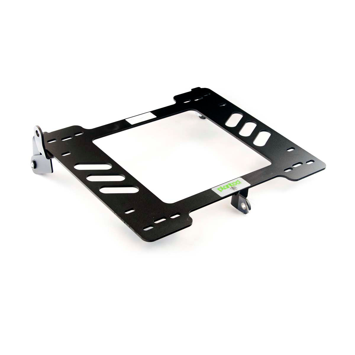 Planted seat bracket for VW Golf/Jetta/Rabbit/Scirocco (Mk1), driver side, black powder-coated steel
