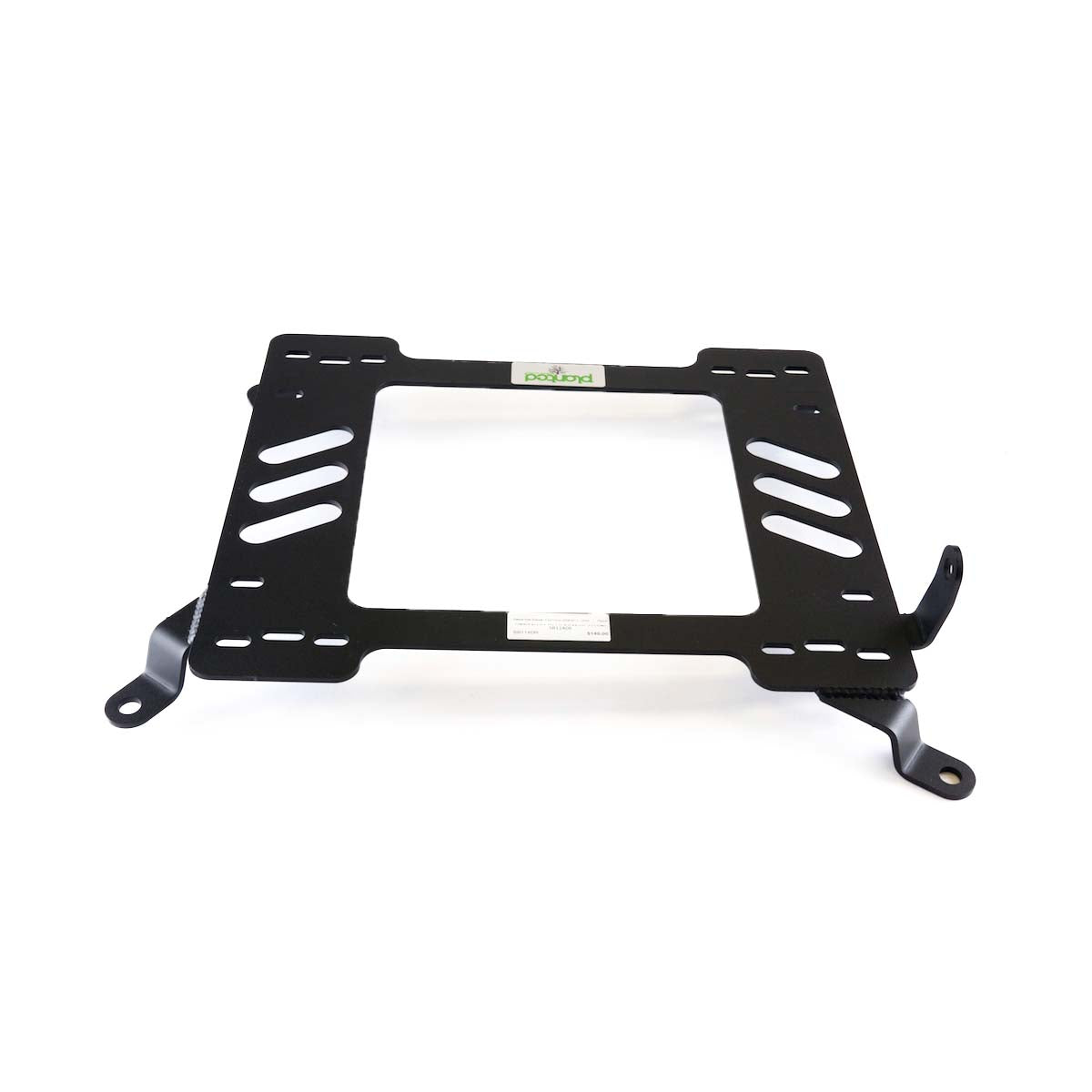 Vehicle-specific floor mounting base for 2008-2011 Ford Focus, driver side, shown with Planted top plate