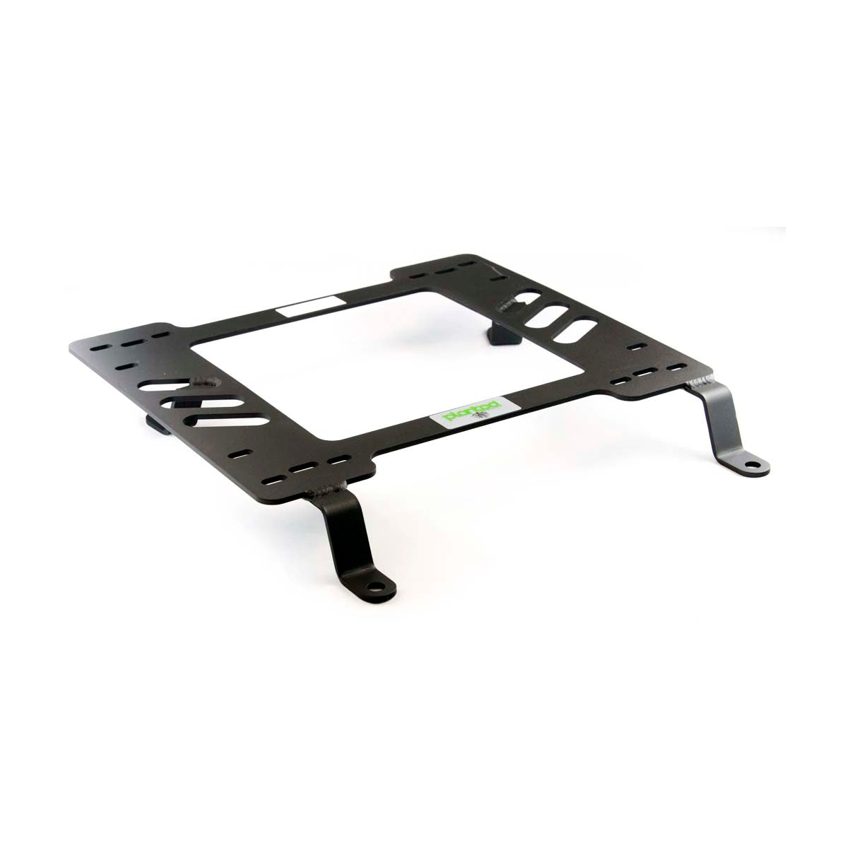 Planted seat bracket for Suzuki Samurai, passenger side, black powder-coated steel