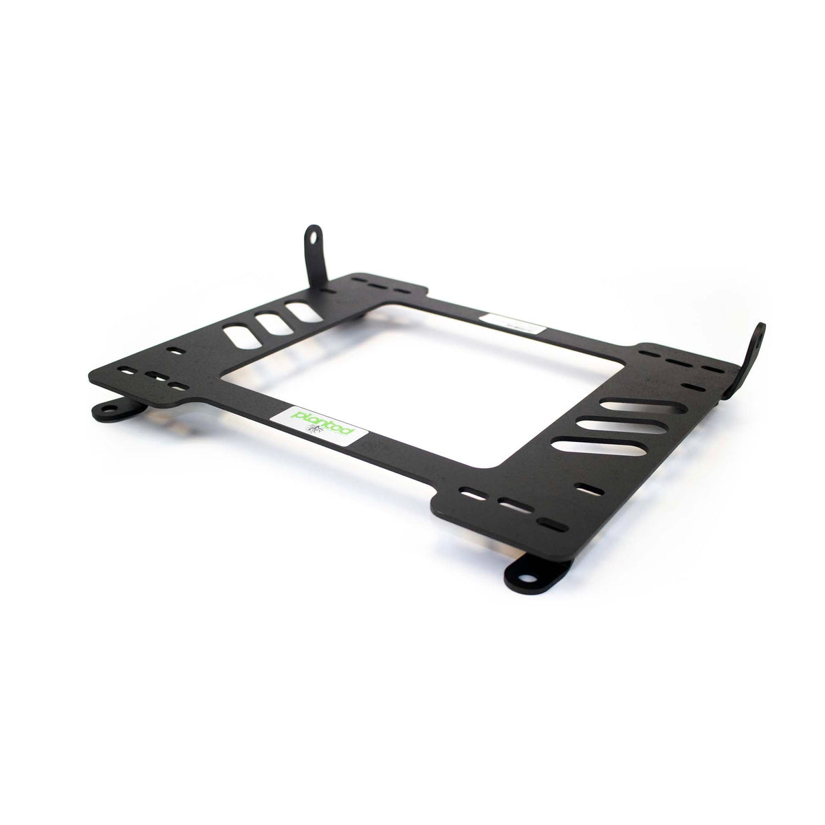 Vehicle-specific floor mounting base for 2006-2013 BMW 3 Series Sedan / Convertible (E90/E91/E93), passenger side, shown with Planted top plate