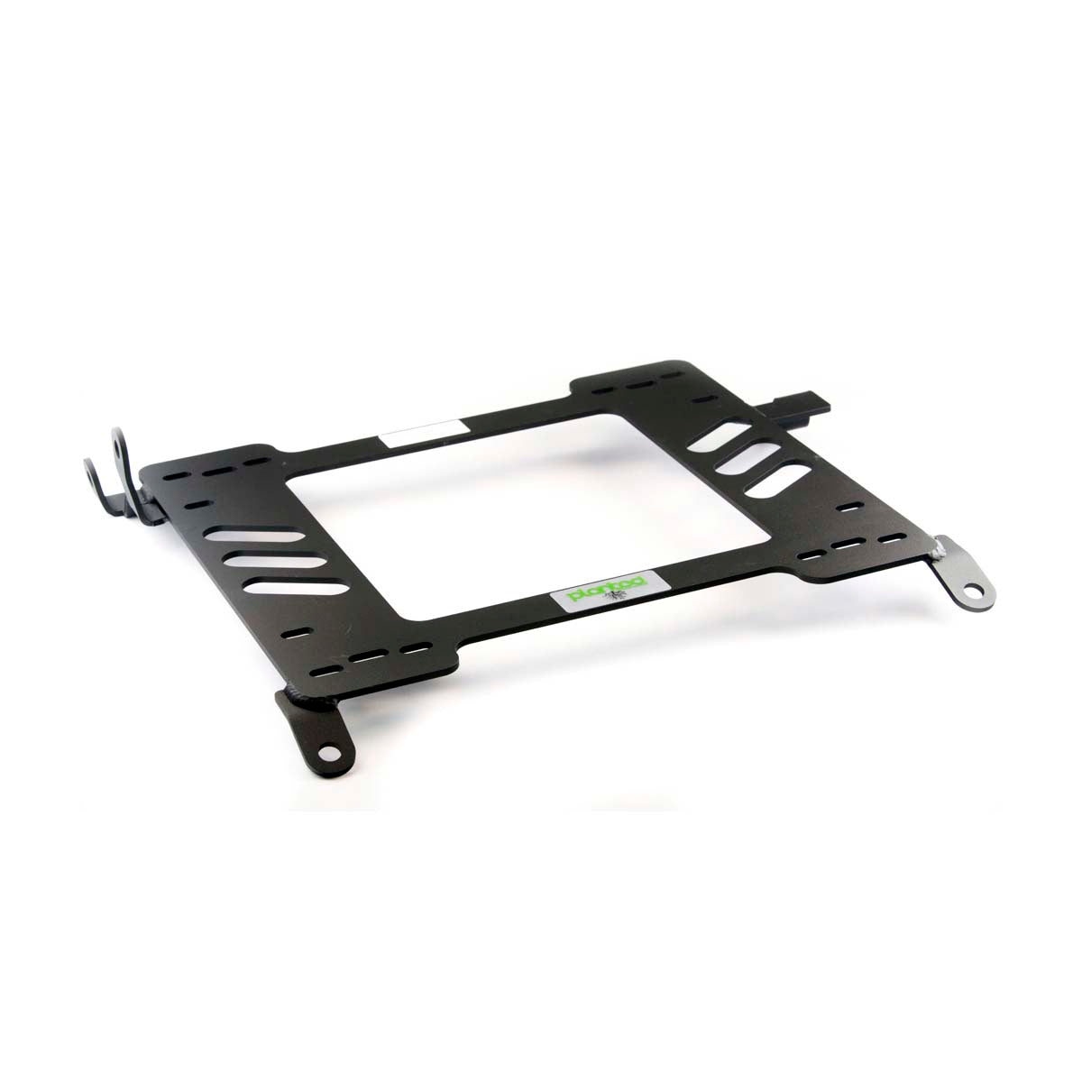 Vehicle-specific floor mounting base for 1994-1999 Toyota Celica, driver side, shown with Planted top plate