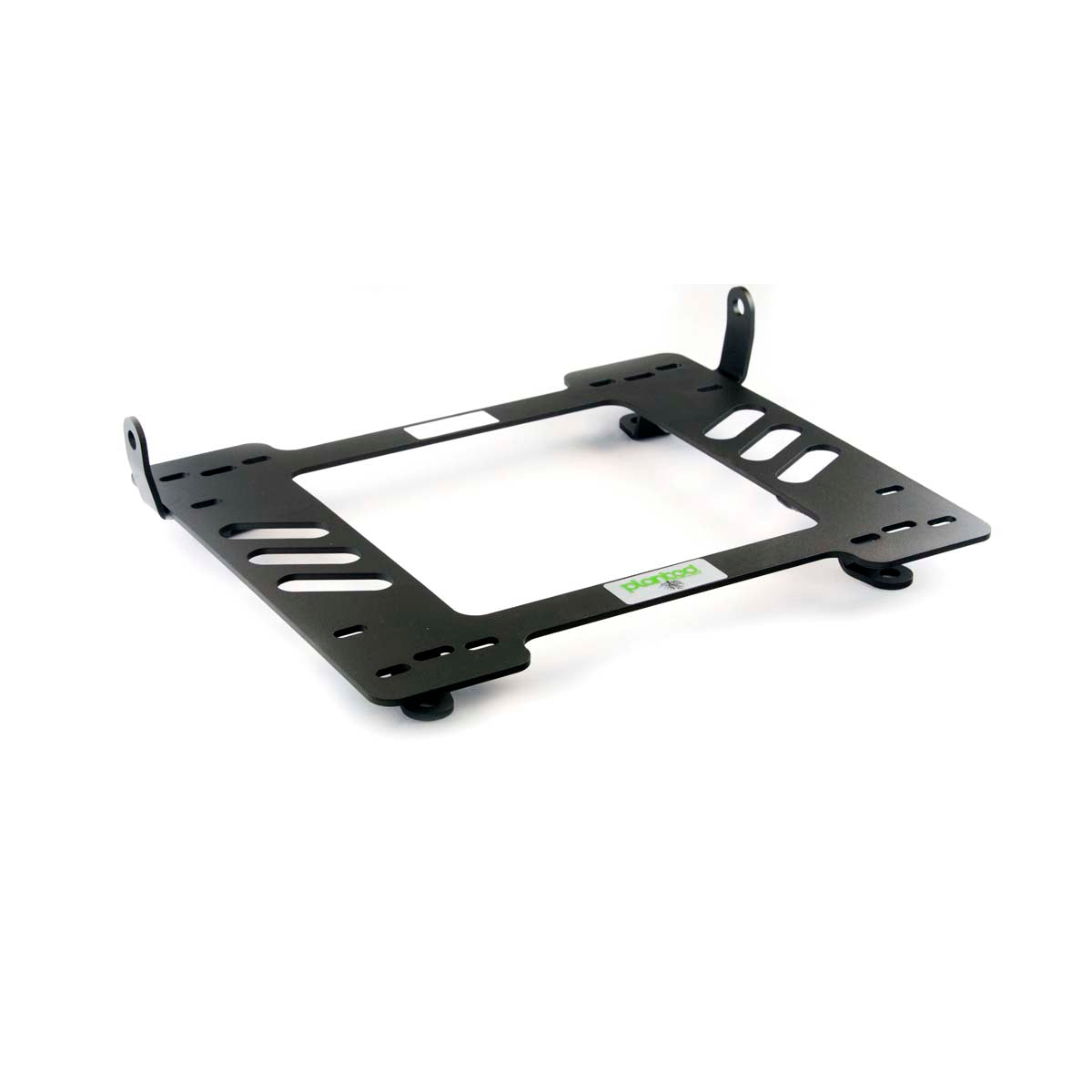 Planted seat bracket for 2007-2018 Jeep Wrangler JK 4-Door, driver side, black powder-coated steel