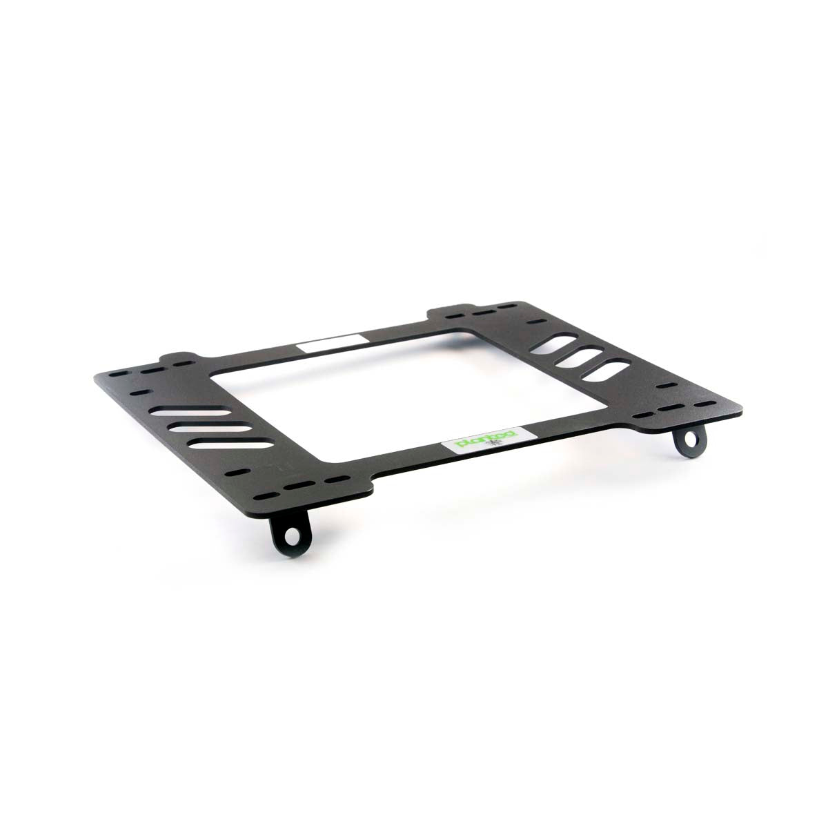 Planted seat bracket for 1988-1989 Honda CRX (Non-Si), passenger side, black powder-coated steel