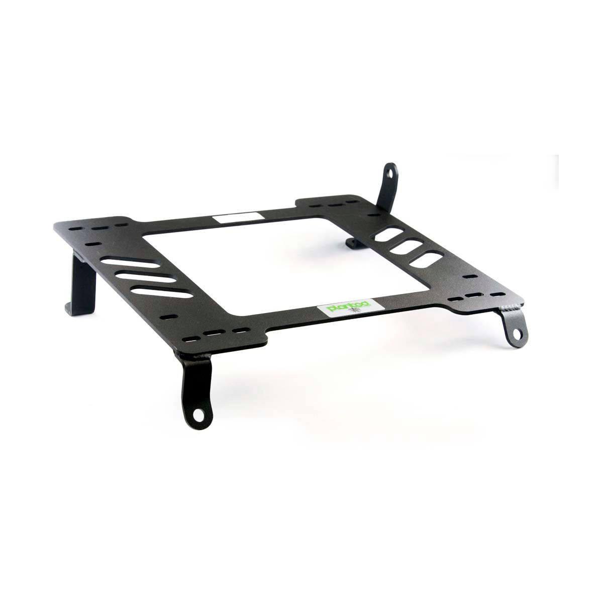 Planted seat bracket for 1984-1988 Nissan 200SX (S12), passenger side, black powder-coated steel