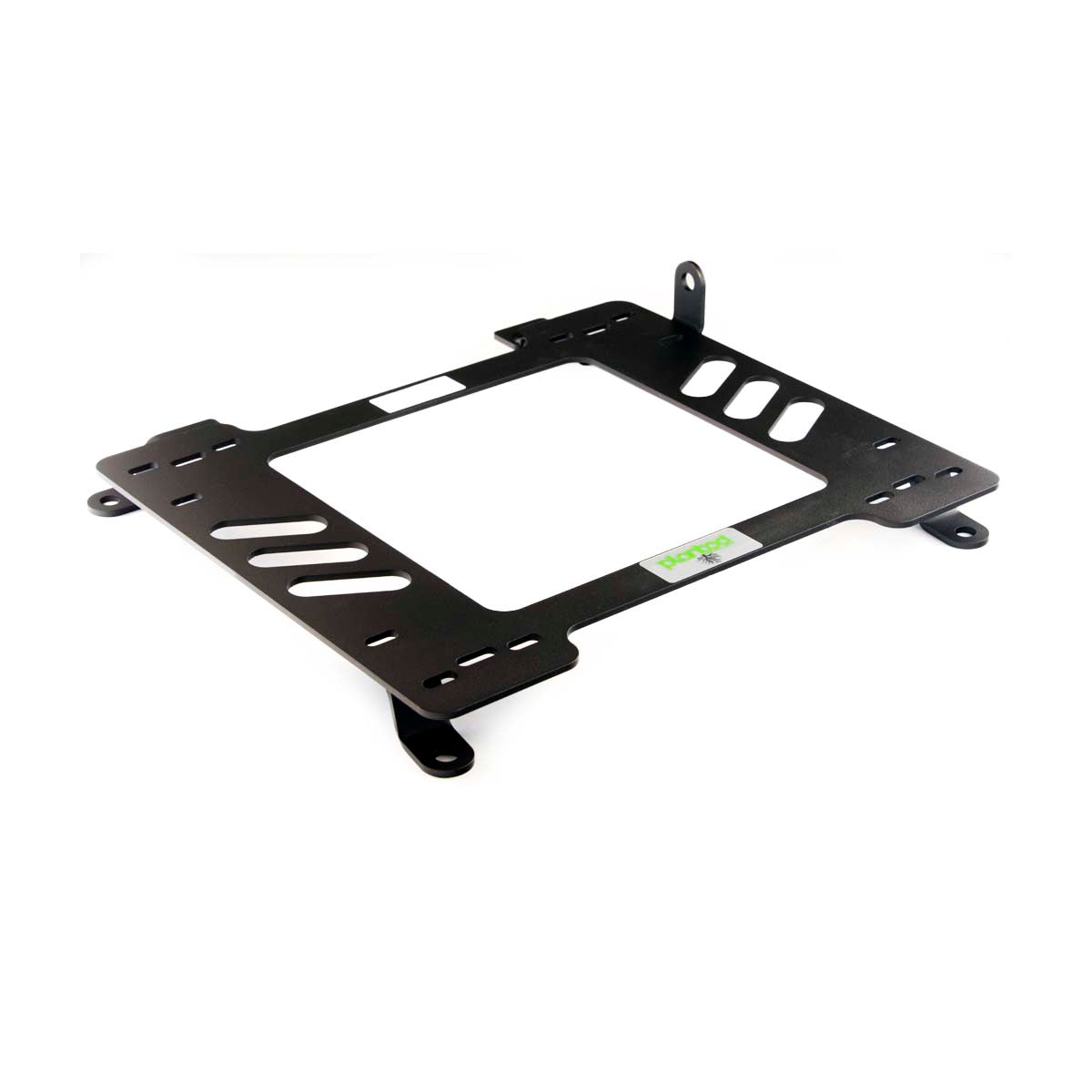 Planted seat bracket for 2002-2009 Mercedes E-Class (W211), passenger side, black powder-coated steel