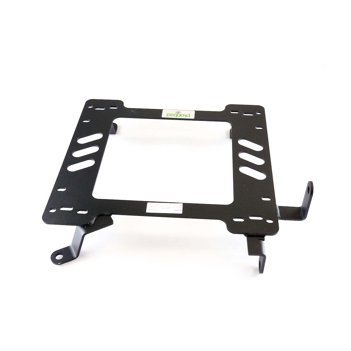 Planted seat bracket for 2015-2021 Polaris Slingshot, passenger side, black powder-coated steel