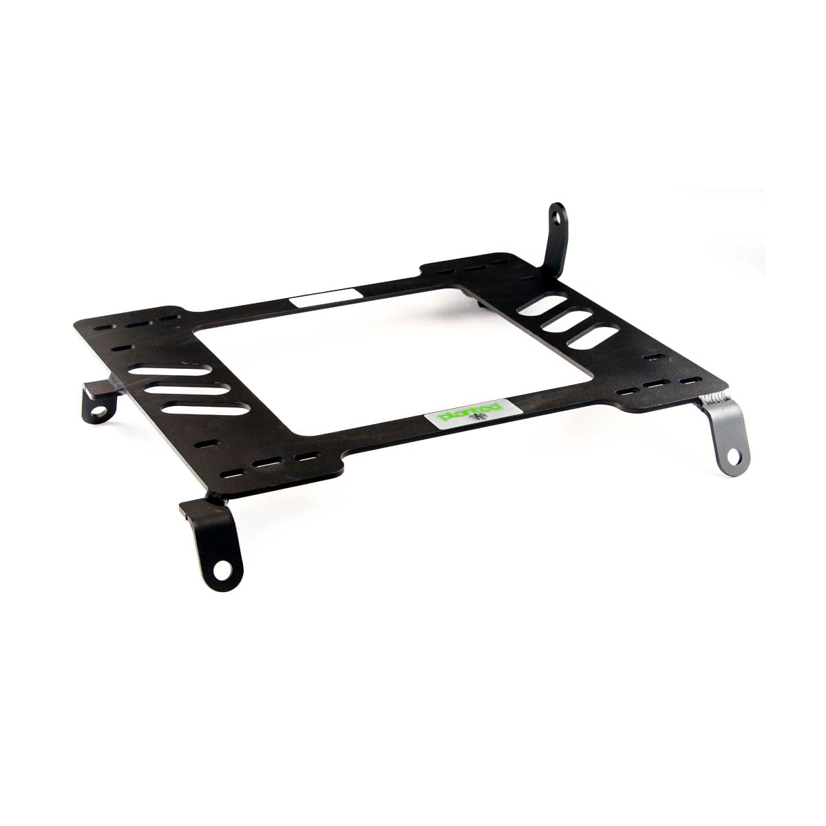 Planted seat bracket for 1997-1999 Acura CL, passenger side, black powder-coated steel
