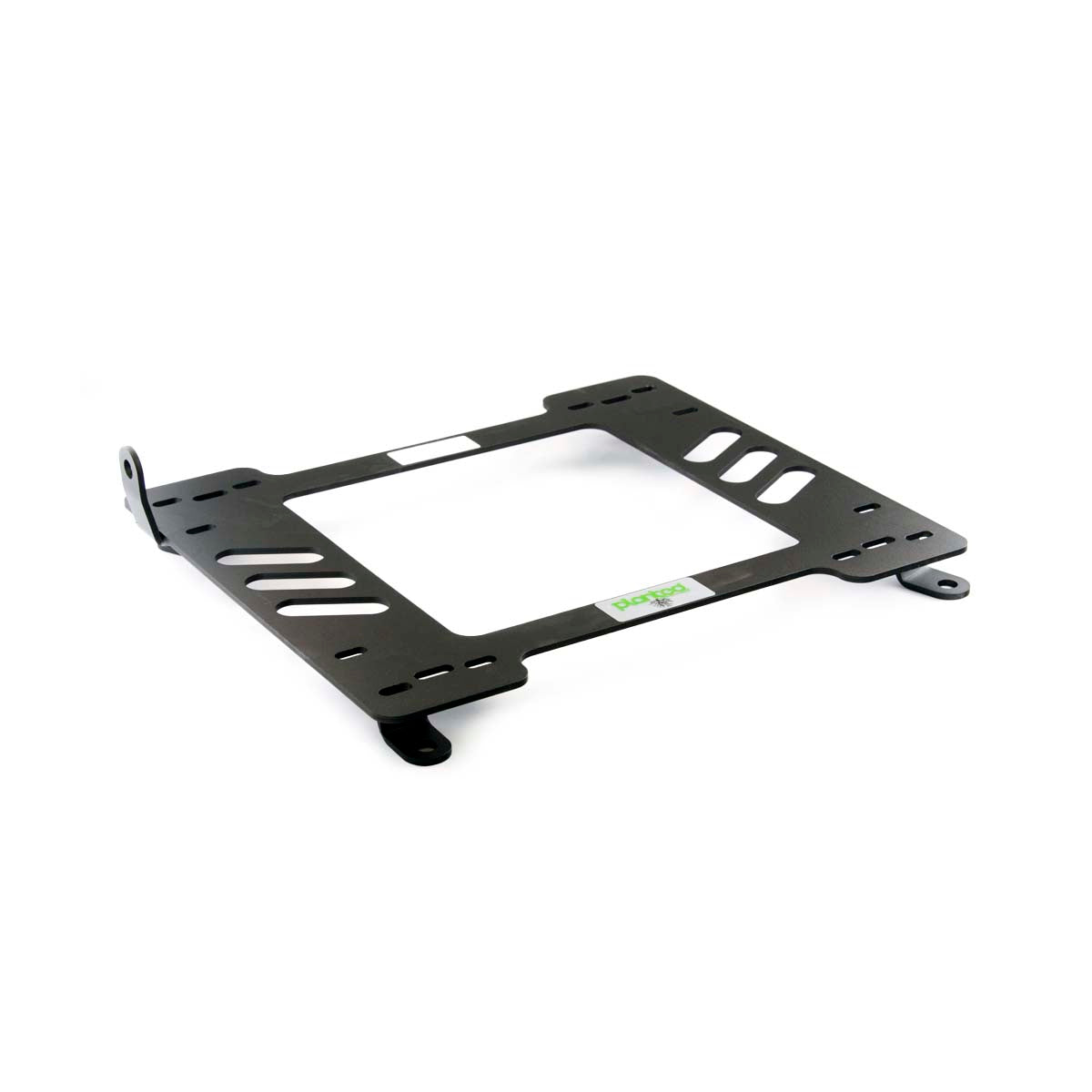 Planted seat bracket for 2014+ BMW 2 Series Coupe (F22), driver side, black powder-coated steel