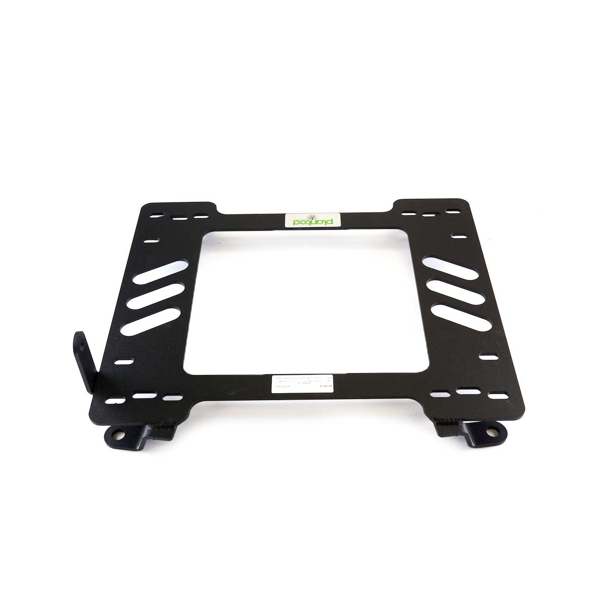 Planted seat bracket for 2003-2014 Lamborghini Gallardo, passenger side, black powder-coated steel