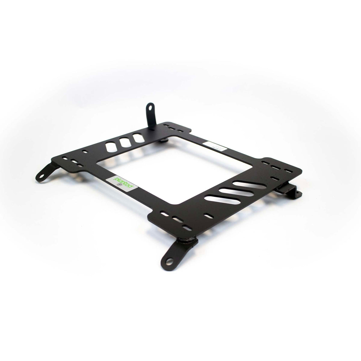 Planted seat bracket for 1990-1993 Toyota Celica All-Trac GT-Four, driver side, black powder-coated steel