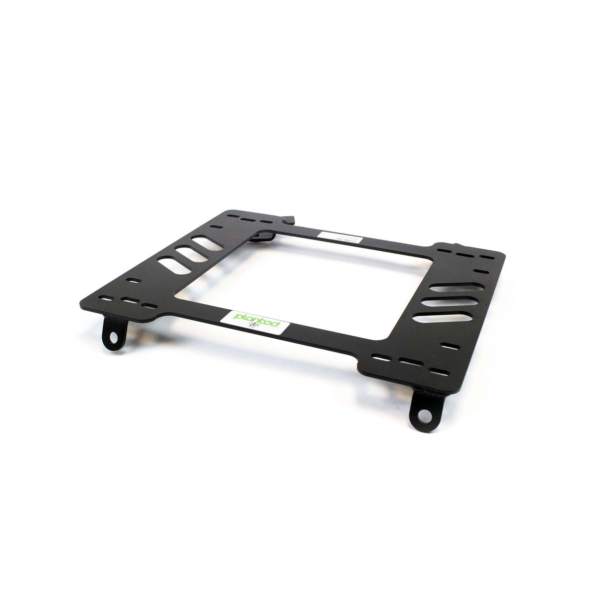 Vehicle-specific floor mounting base for 1980-1986 Datsun / Nissan 720 Pickup, driver side, shown with Planted top plate