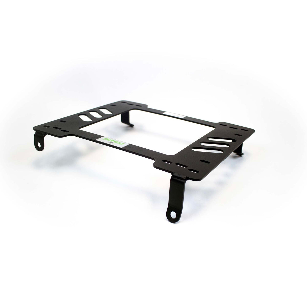 Planted seat bracket for Toyota Land Cruiser 60 Series (J60, 4/1986-1989), driver side, black powder-coated steel