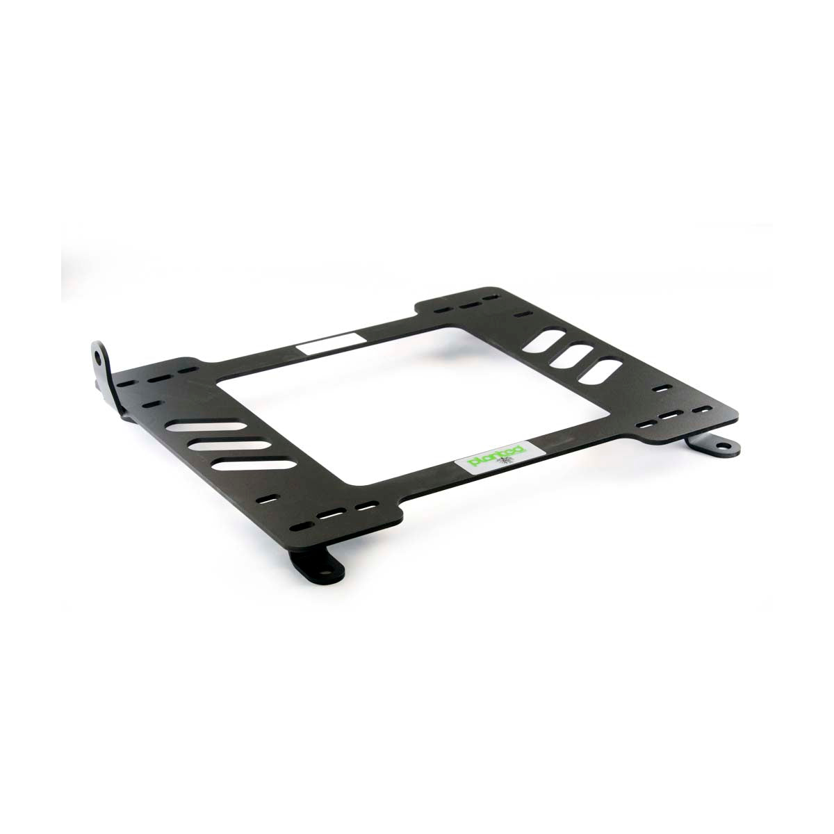 Planted seat bracket for 2015+ BMW X1 (F48, 2nd Gen), driver side, black powder-coated steel