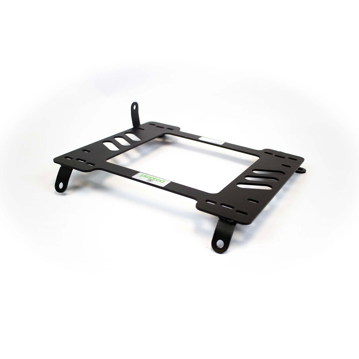 Planted seat bracket for 2003-2007 Honda Accord 2-Door, driver side, black powder-coated steel