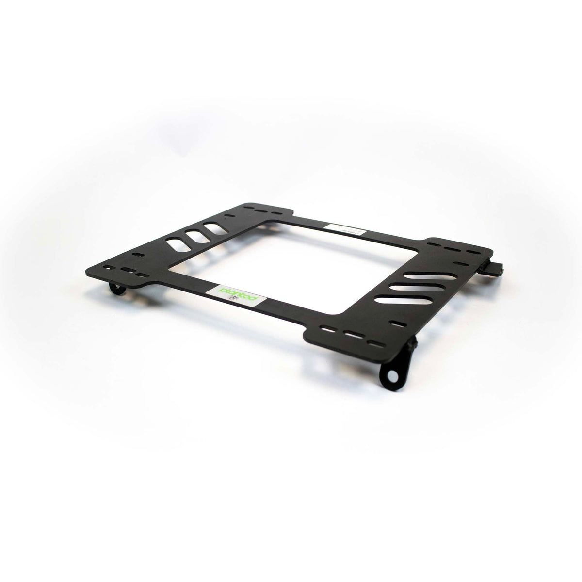 Planted seat bracket for 1978-1986 Toyota Tercel (1st/2nd Gen), driver side, black powder-coated steel