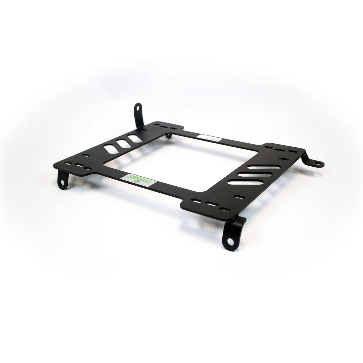 Planted seat bracket for 1989-2001 Geo Metro (1st/2nd Gen), driver side, black powder-coated steel
