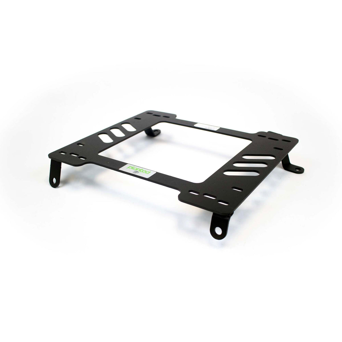 Planted seat bracket for 1988-1995 Toyota Hilux (5th Gen, Bucket Seat Models Only), passenger side, black powder-coated steel