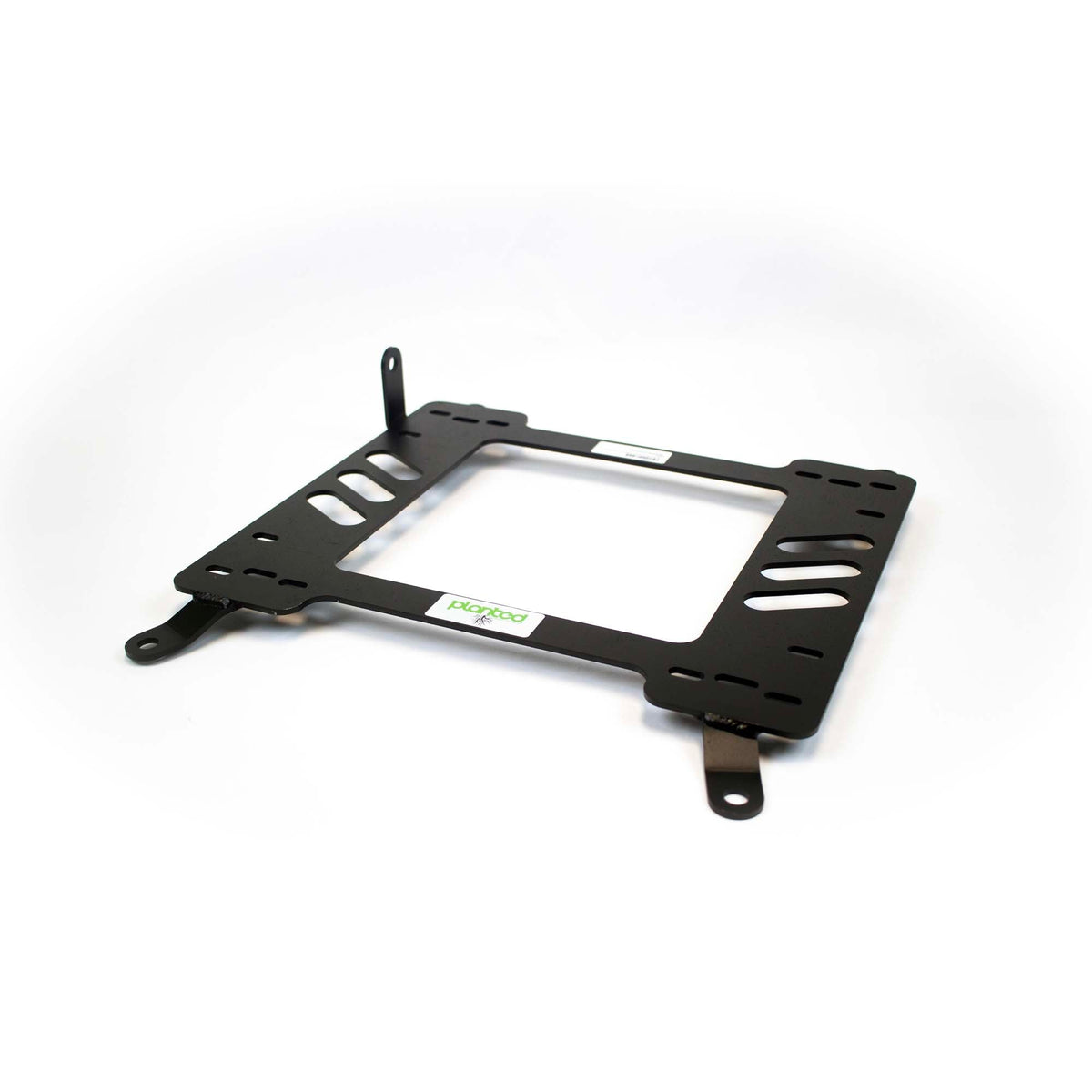 Planted seat bracket for 2006-2014 Jaguar XKR, driver side, black powder-coated steel