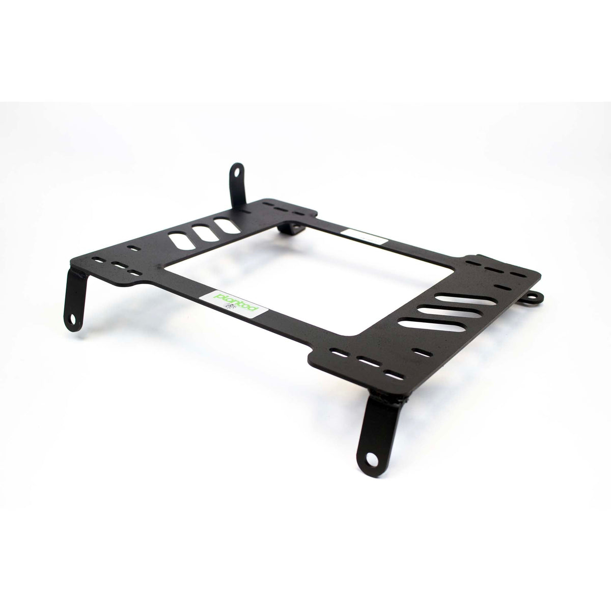 Planted seat bracket for 1992-1998 Toyota T100, driver side, black powder-coated steel