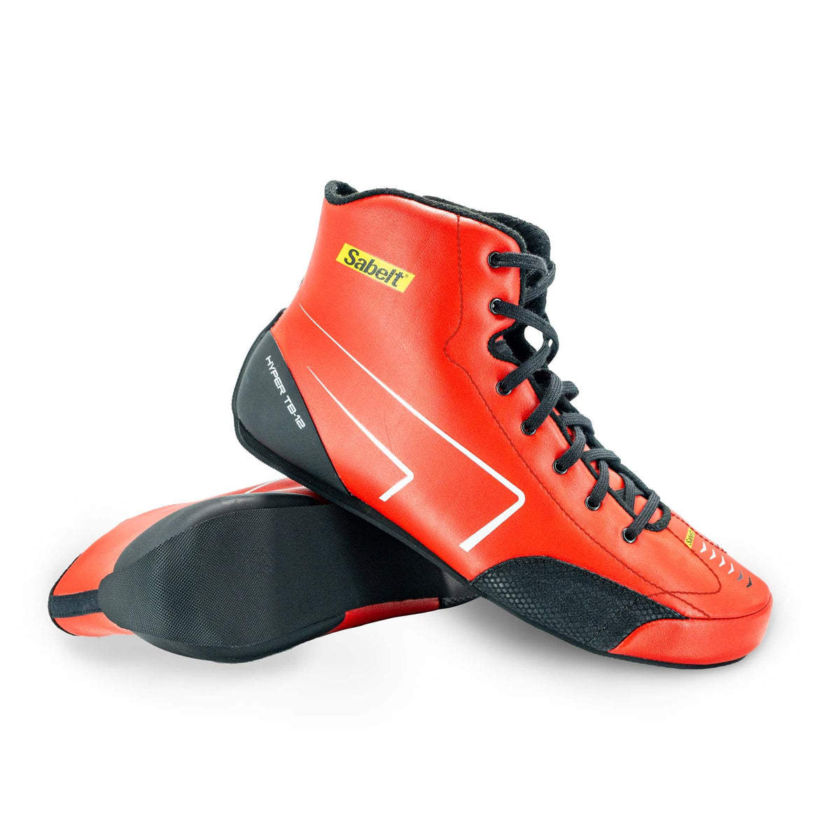 Sabelt Hyper Leather TB-12 Fire Resistant Racing Shoes - FIA 8856-2018