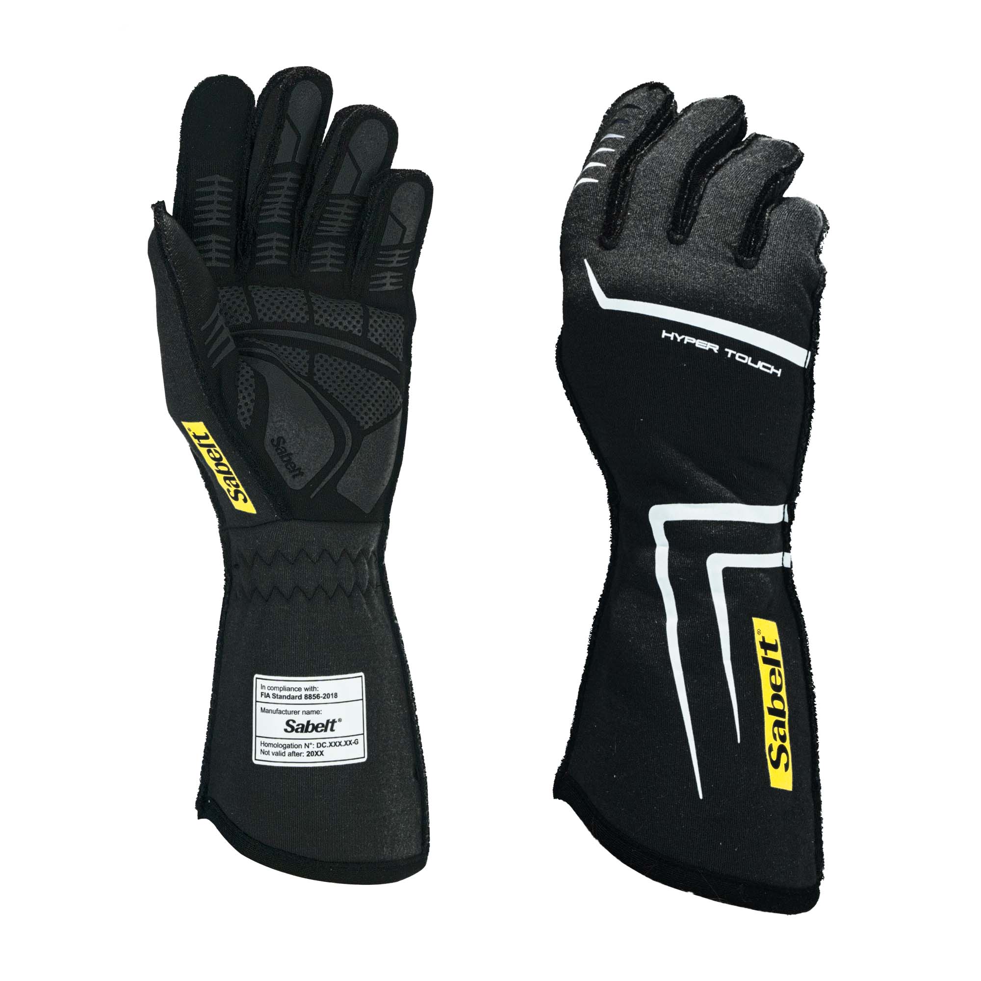 Sabelt Hero Hypertouch TG-12 black FIA 8856-2018 racing gloves