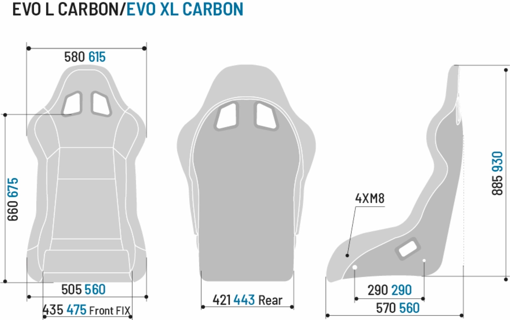 Sparco Evo L Performance Carbon Racing Seat