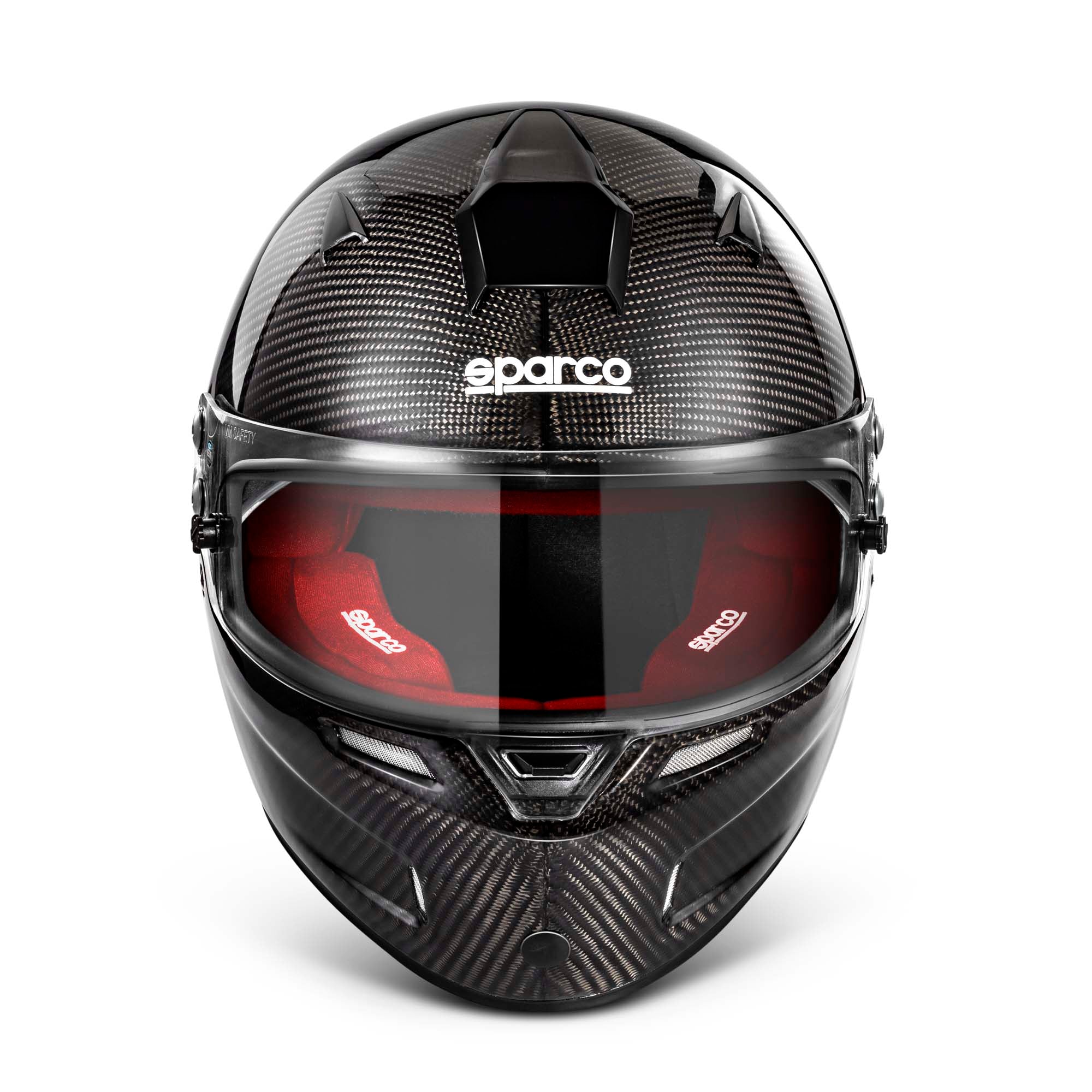 Sparco Sky RF-7W Carbon SA2020 Helmet - Red Interior