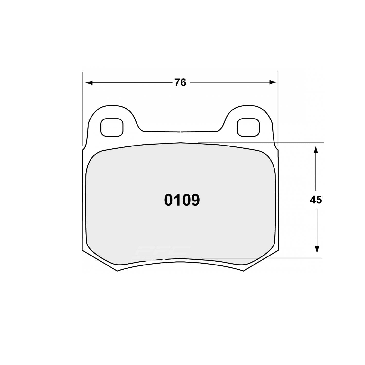 PFC Subaru Impreza WRX STI (2001-2014) Rear Brake Pads - 08 Compound - 0109.08.16.44