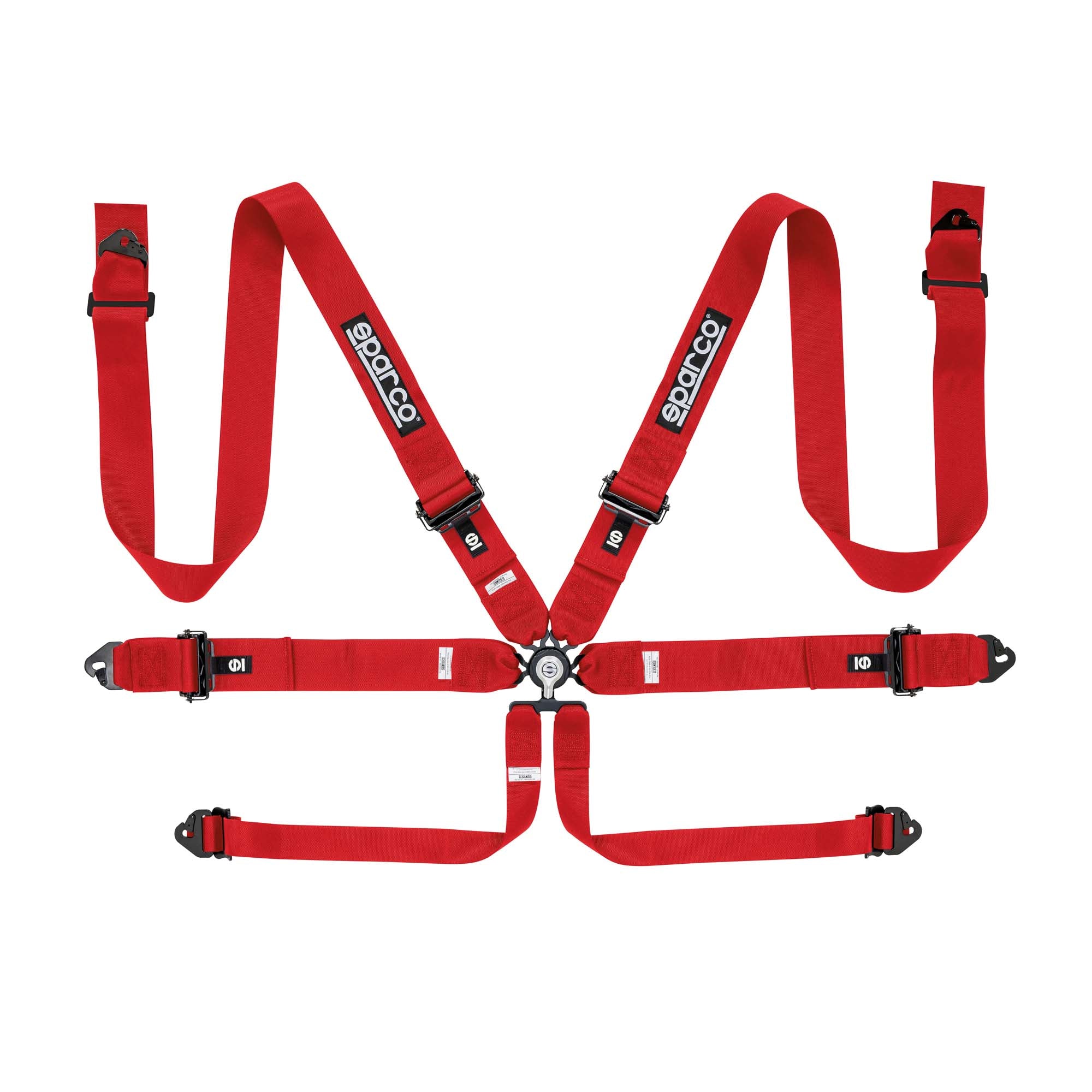 Sparco FIA 6-Point Racing Harness - Aluminum