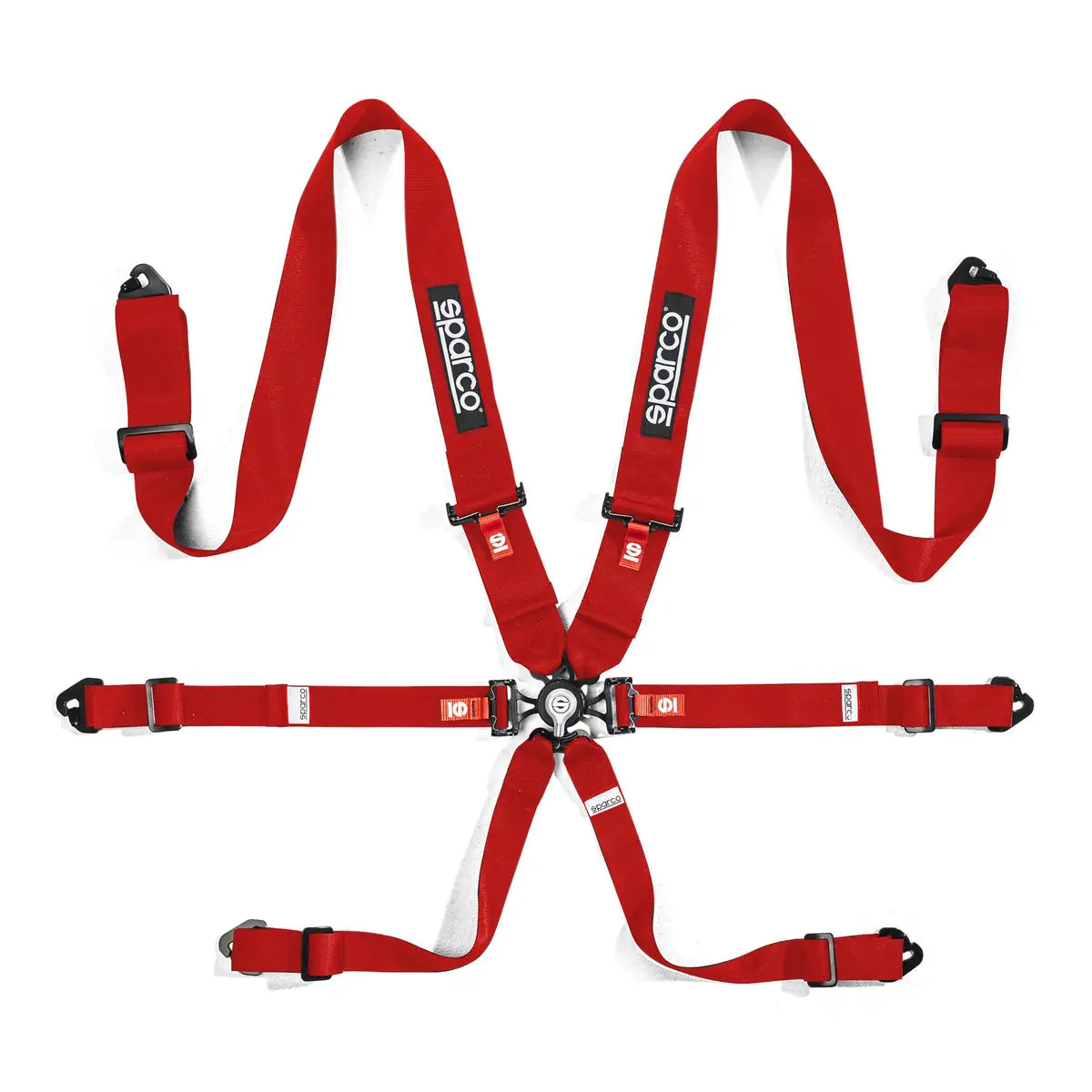 Sparco FIA H-3 Competition 6-Point Aluminum Racing Harness