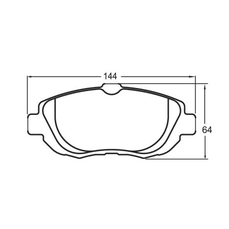 Performance Friction 0619.90.17.04 Racing Pad - 97 Compound