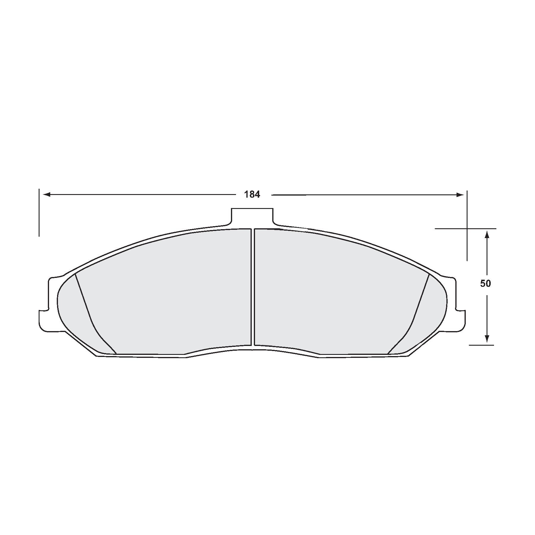 PFC Chevrolet Corvette C5/C6 Front Brake Pads - 01 Compound - 0731.01.15.44