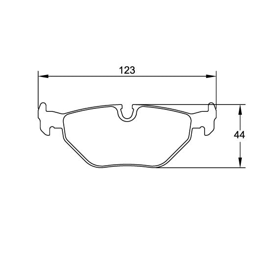 Pagid U-1285 Black Racing Pad - RS14 Compound