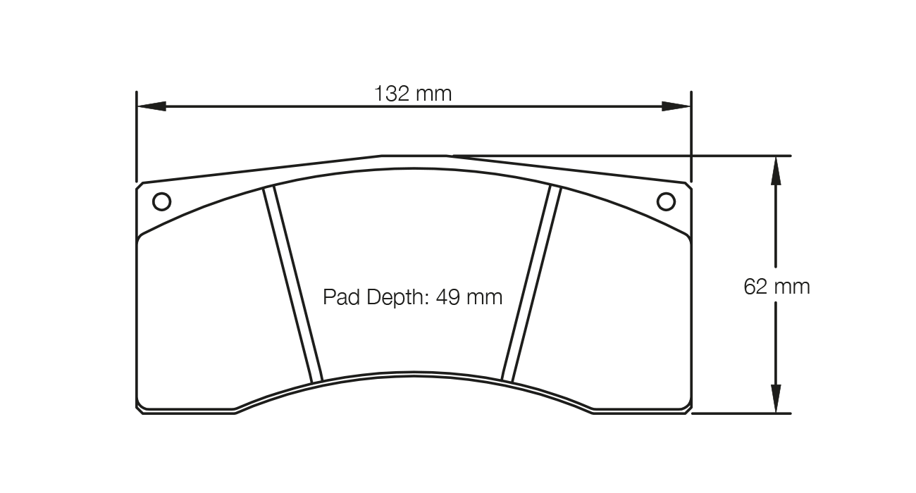 Pagid U-1607 Racing Pads - RST-4 Compound