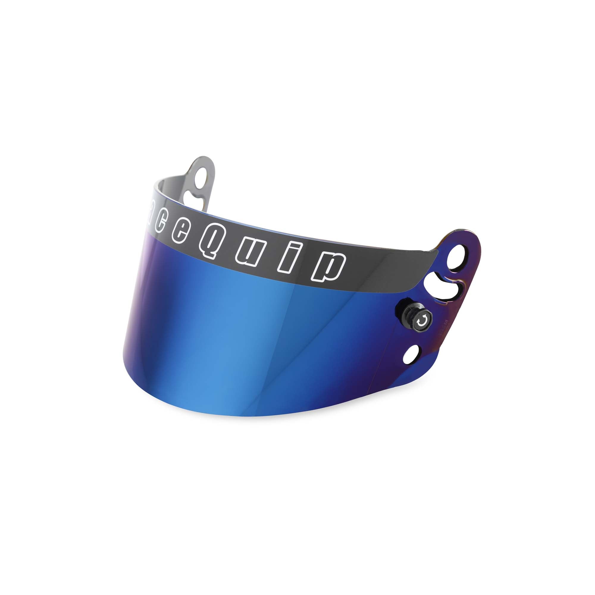 RaceQuip Pro Series Blue Mirror face shield for PRO25 helmets