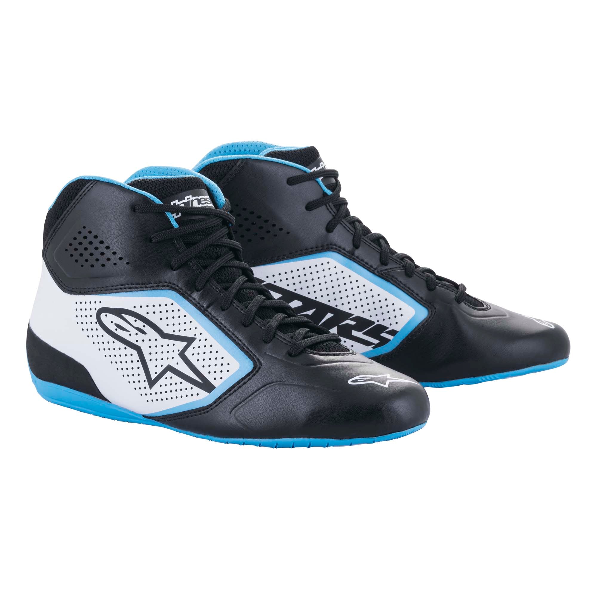 Alpinestars Tech 1-K Start v2 Karting Shoe - Black/White/Blues 